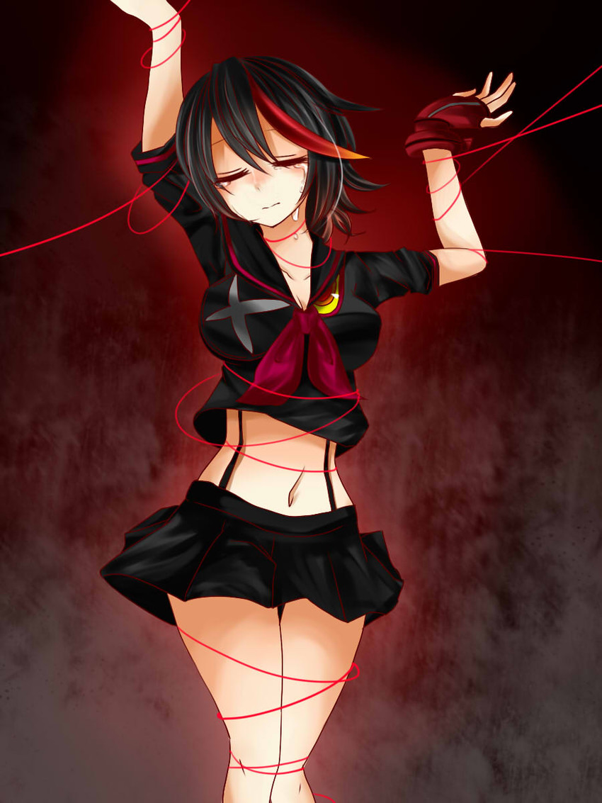 matoi ryuuko and senketsu (kill la kill) drawn by nekodaisukionnna