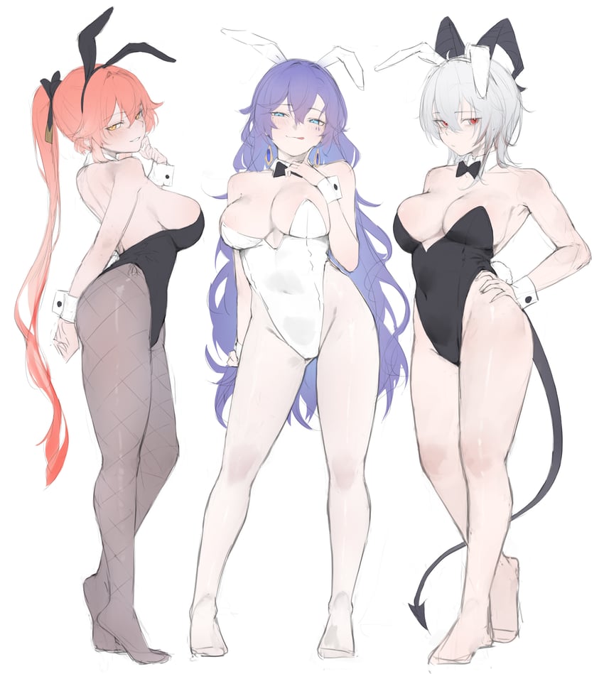 zani, changli, and cantarella (wuthering waves) drawn by xaea_xp