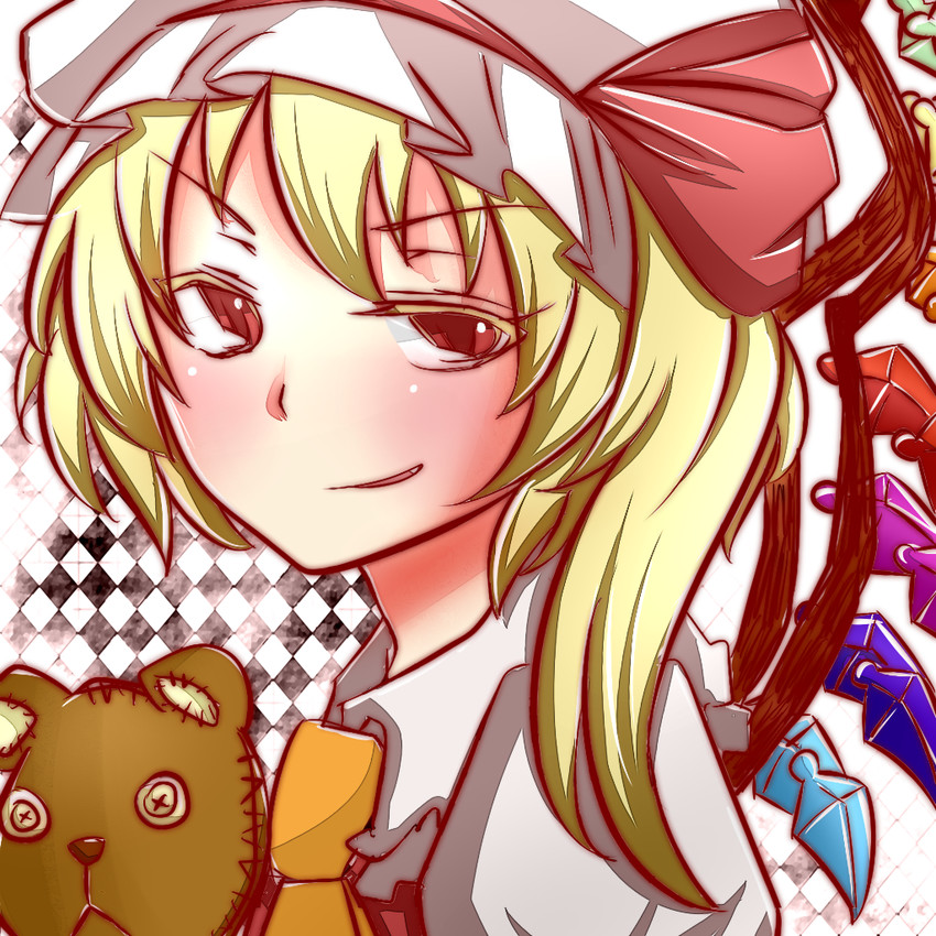flandre scarlet (touhou and 1 more) drawn by pinkakira1214