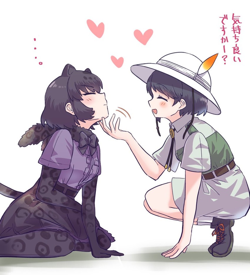 captain and black jaguar (kemono friends and 1 more) drawn by tmtkn1