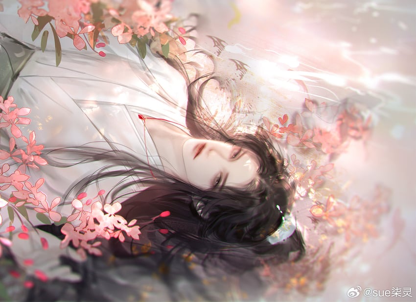 chu wanning (erha he ta de bai mao shizun) drawn by sue_(quiling)