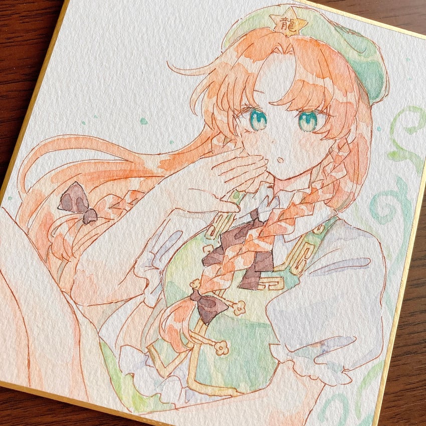 hong meiling (touhou and 1 more) drawn by mozukuzu_(manukedori)