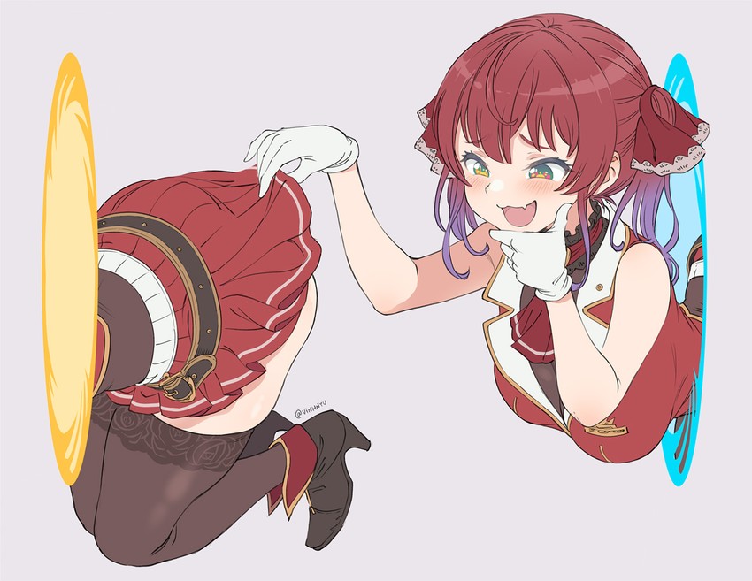 houshou marine (hololive and 1 more) drawn by vinhnyu
