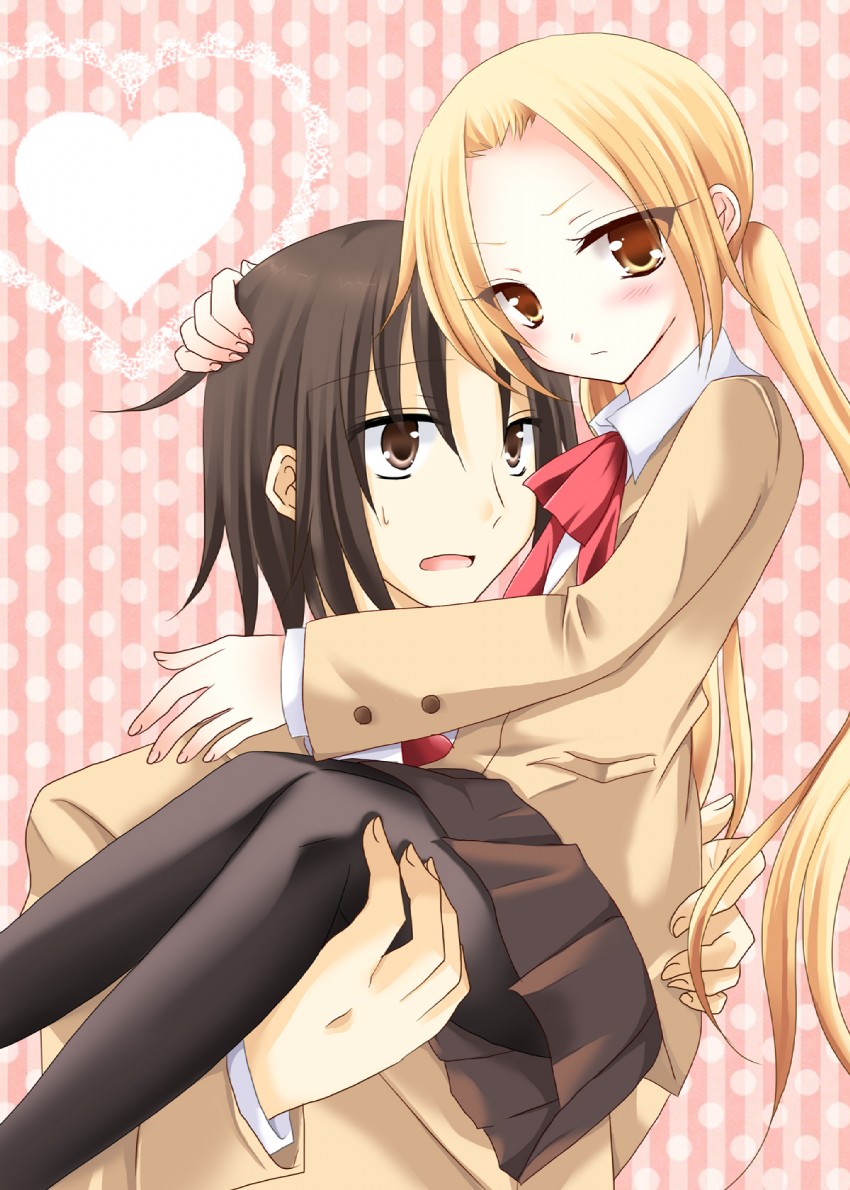 hagimura suzu and tsuda takatoshi (seitokai yakuindomo) drawn by gokugetsu_momo