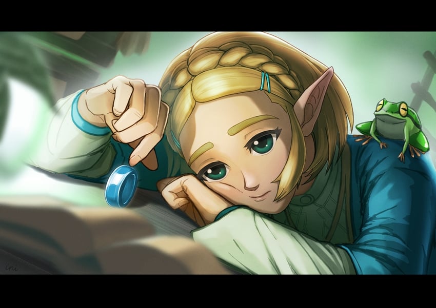 princess zelda (the legend of zelda and 1 more) drawn by ini4illust
