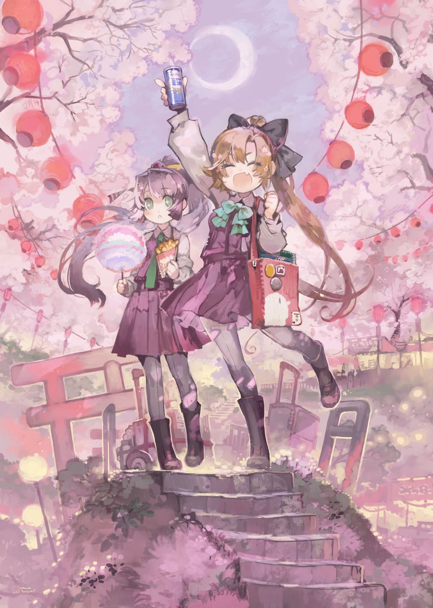 akigumo and kazagumo (kantai collection) drawn by konno_takashi