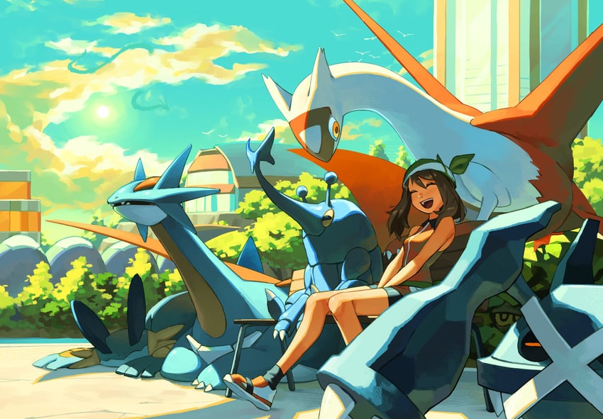 may, latias, rayquaza, metagross, swampert, and 3 more (pokemon and 2 more) drawn by orisghost