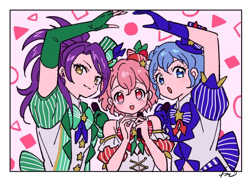reona west, dorothy west, and toudou shion (pretty series and 1 more) drawn by rituyama1