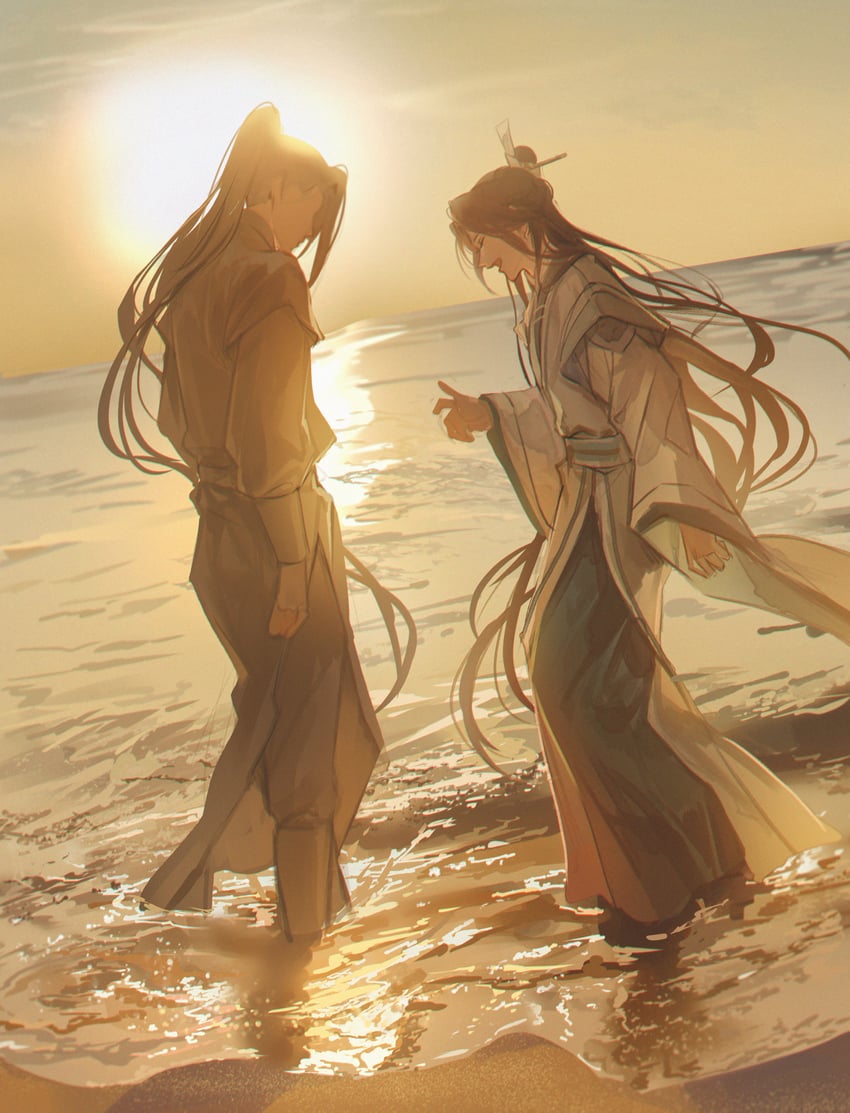 shi qingxuan and ming yi (tianguan cifu) drawn by young57440489