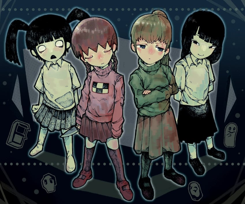 madotsuki, poniko, monoko, uboa, monoe, and 2 more (yume nikki) drawn by mayuge_smash