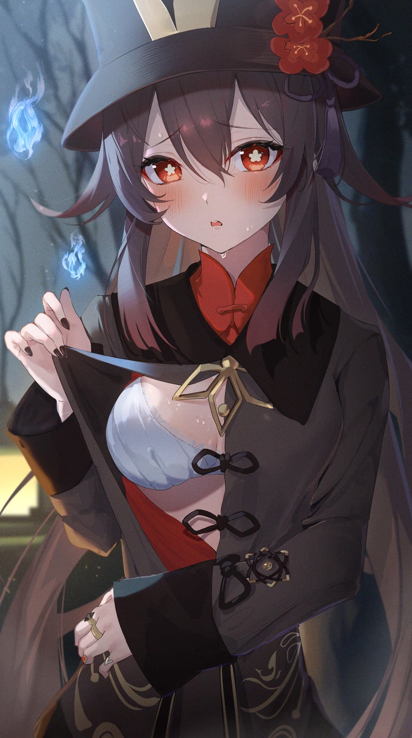 hu tao (genshin impact) drawn by yamamoto_(ymmt_is_sexy)