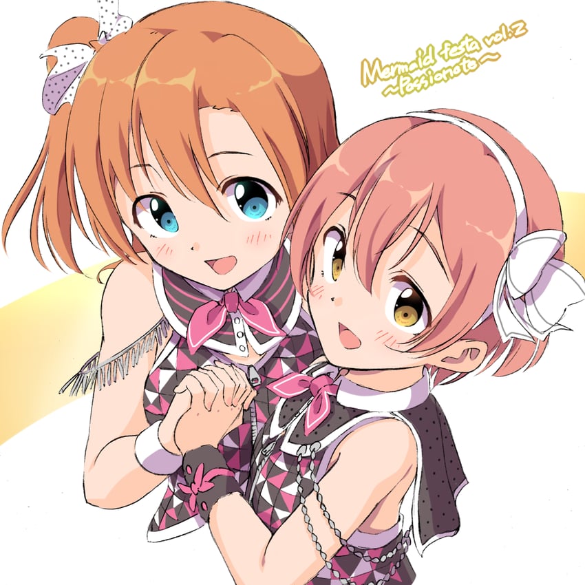 kosaka honoka and hoshizora rin (love live! and 1 more) drawn by sen_(sen0910)