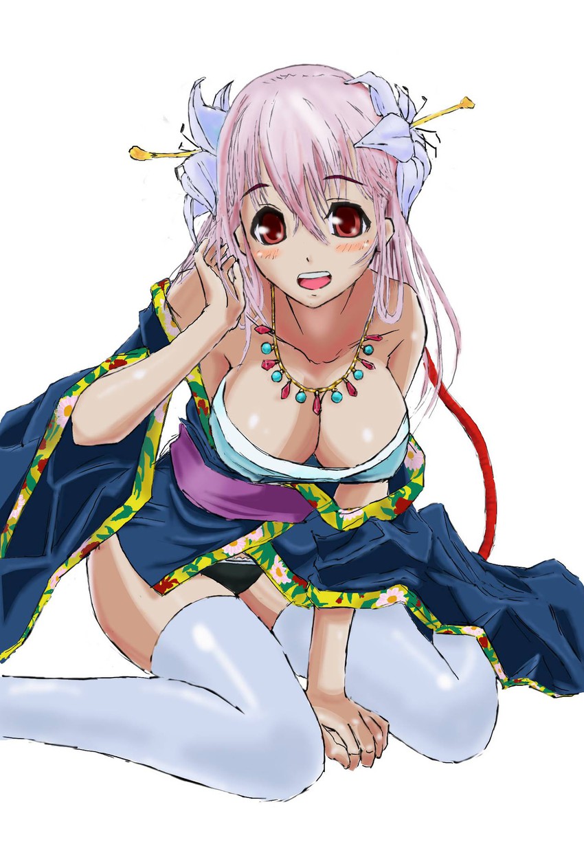 super sonico (nitroplus) drawn by chika_(keiin)