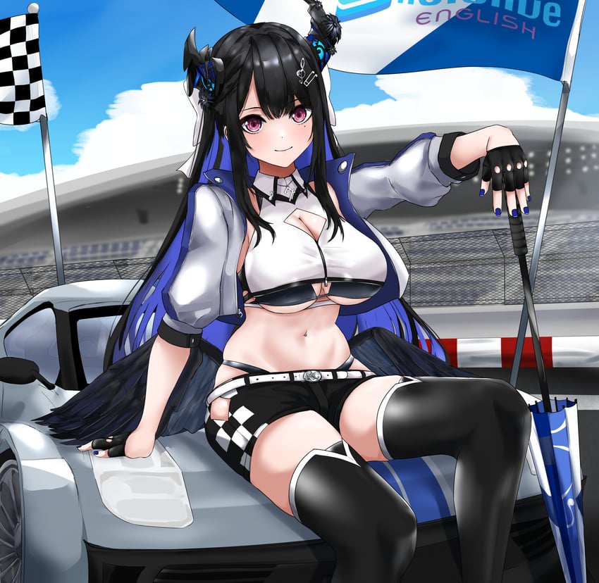 nerissa ravencroft (hololive and 1 more) drawn by aidoruhakase