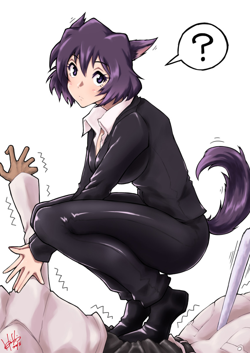 zap renfro and chain sumeragi (kekkai sensen) drawn by hori_shin
