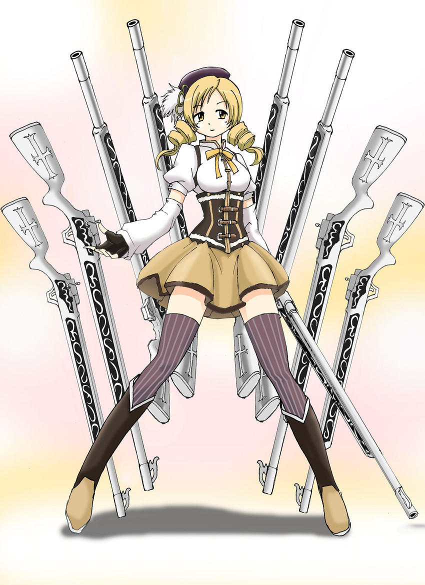 tomoe mami (mahou shoujo madoka magica) drawn by akiran_(r32)