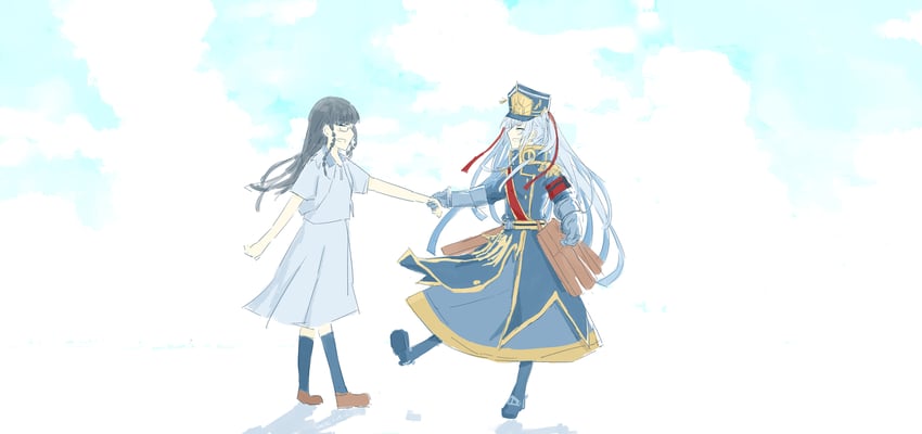 altair and shimazaki setsuna (re:creators) drawn by dismalion