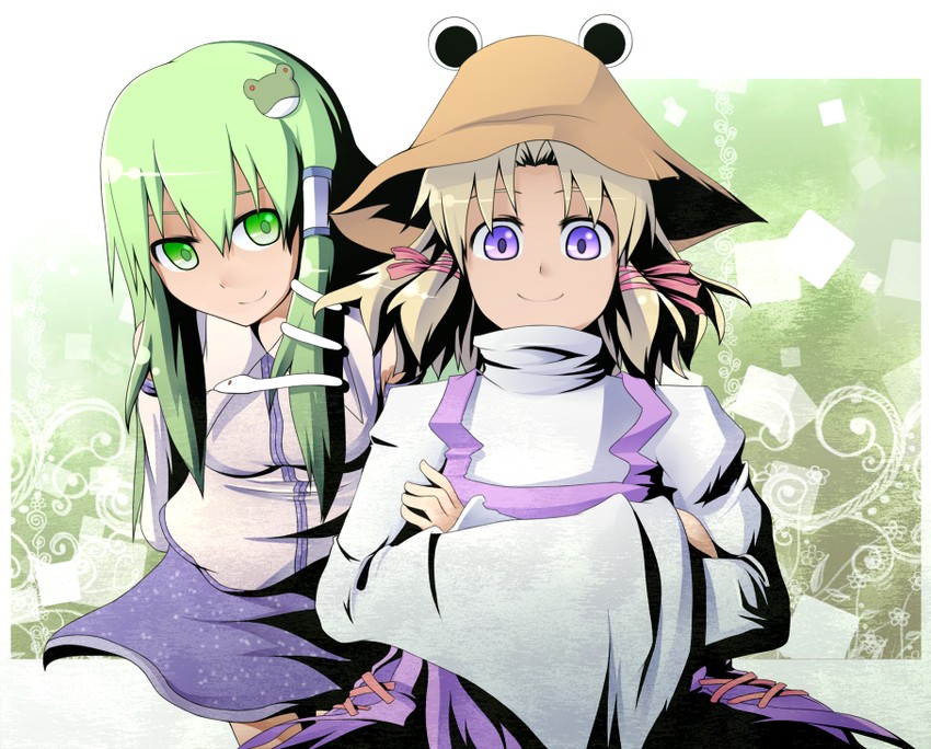 kochiya sanae and moriya suwako (touhou) drawn by ibuki_notsu