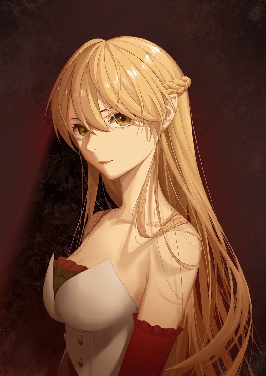 oshino shinobu and kiss-shot acerola-orion heart-under-blade (monogatari and 1 more) drawn by discover5