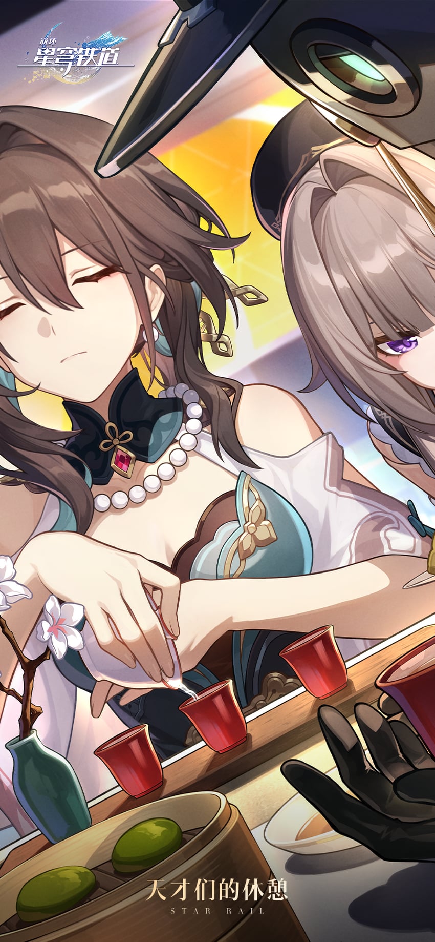 herta, ruan mei, and screwllum (honkai and 1 more)