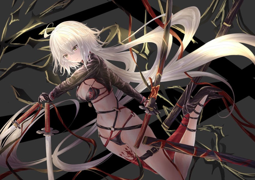 jeanne d'arc alter (fate and 1 more) drawn by 428_(user_uzpe7478)