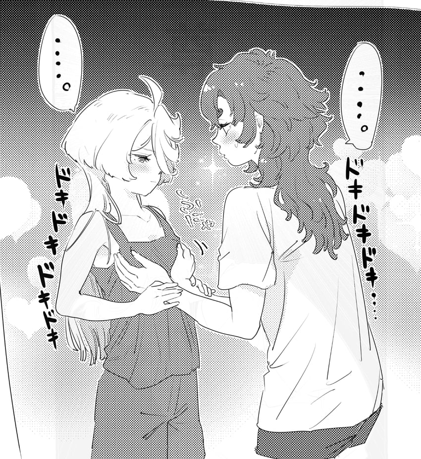 suletta mercury and miorine rembran (gundam and 1 more) drawn by 5kawa8gi