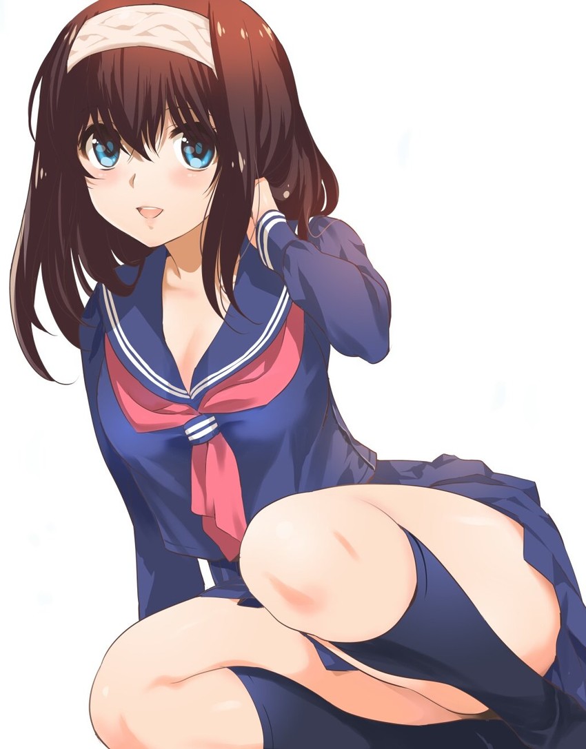 sagisawa fumika (idolmaster and 1 more) drawn by inoue_sora