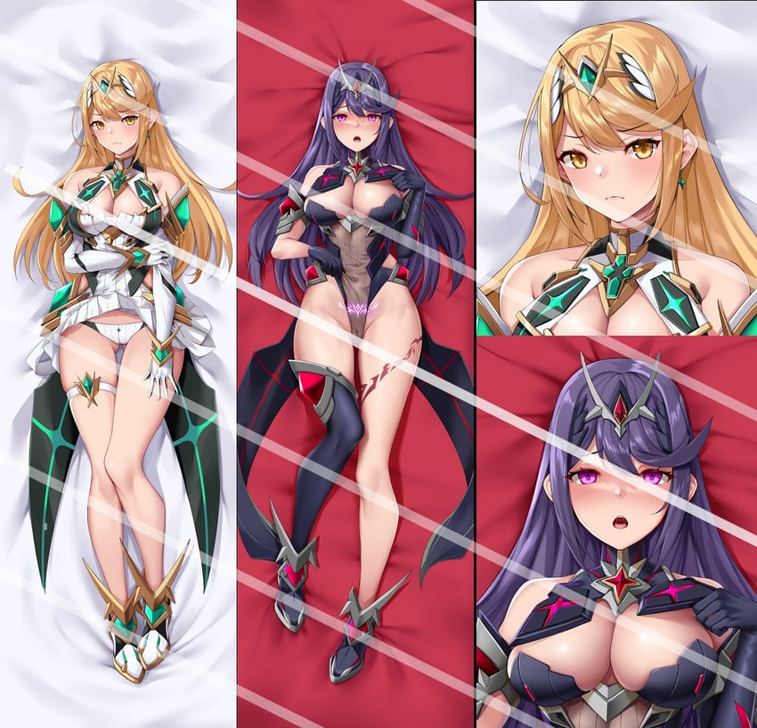 mythra (xenoblade chronicles and 2 more) drawn by matrix16