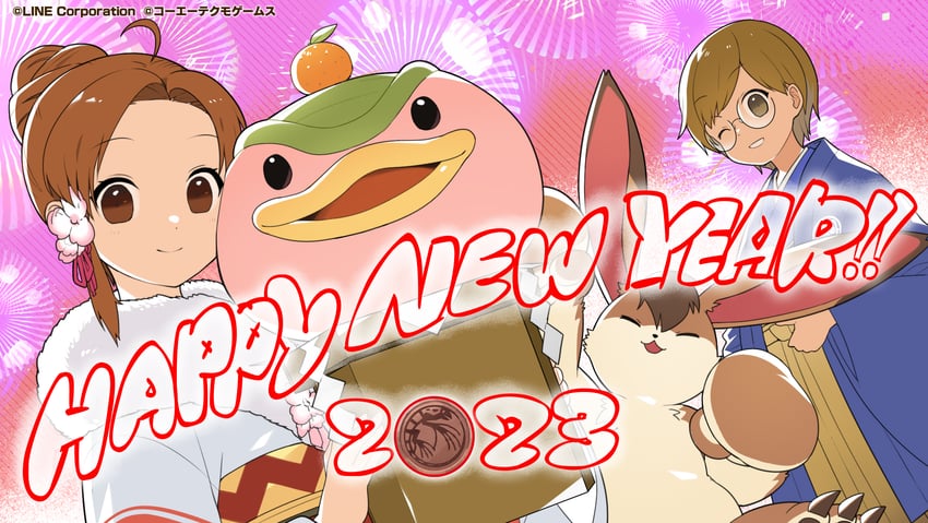 mocchi, hare, tabitha, and poltz (monster farm and 1 more)