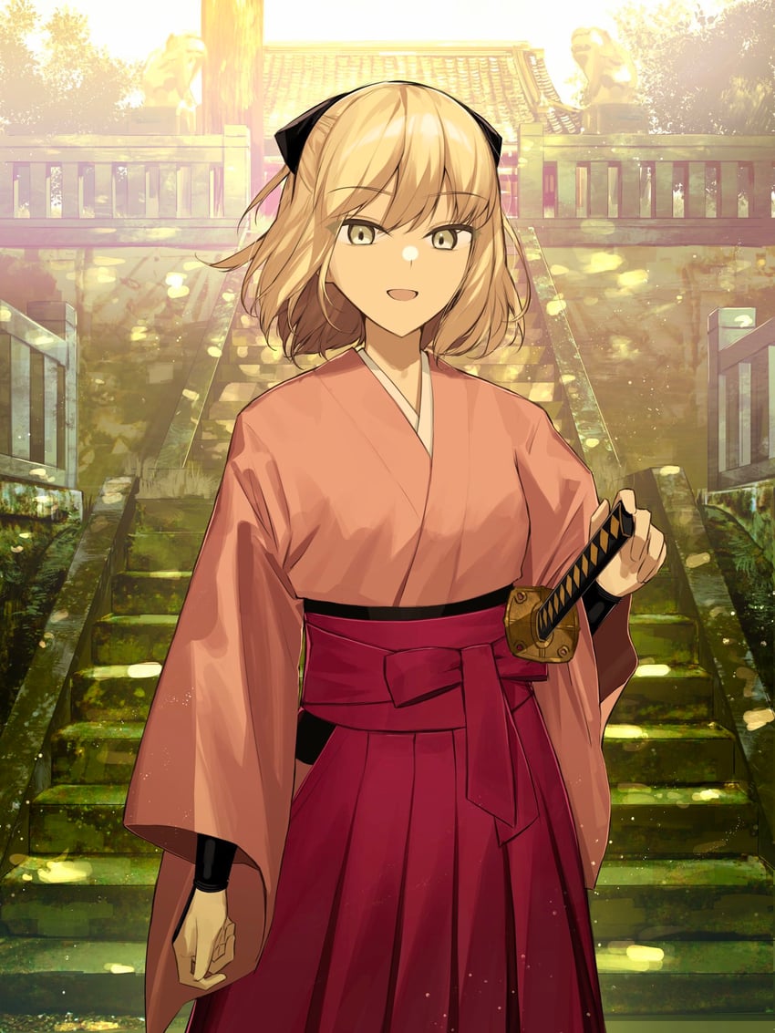 okita souji (fate and 1 more) drawn by tamitami