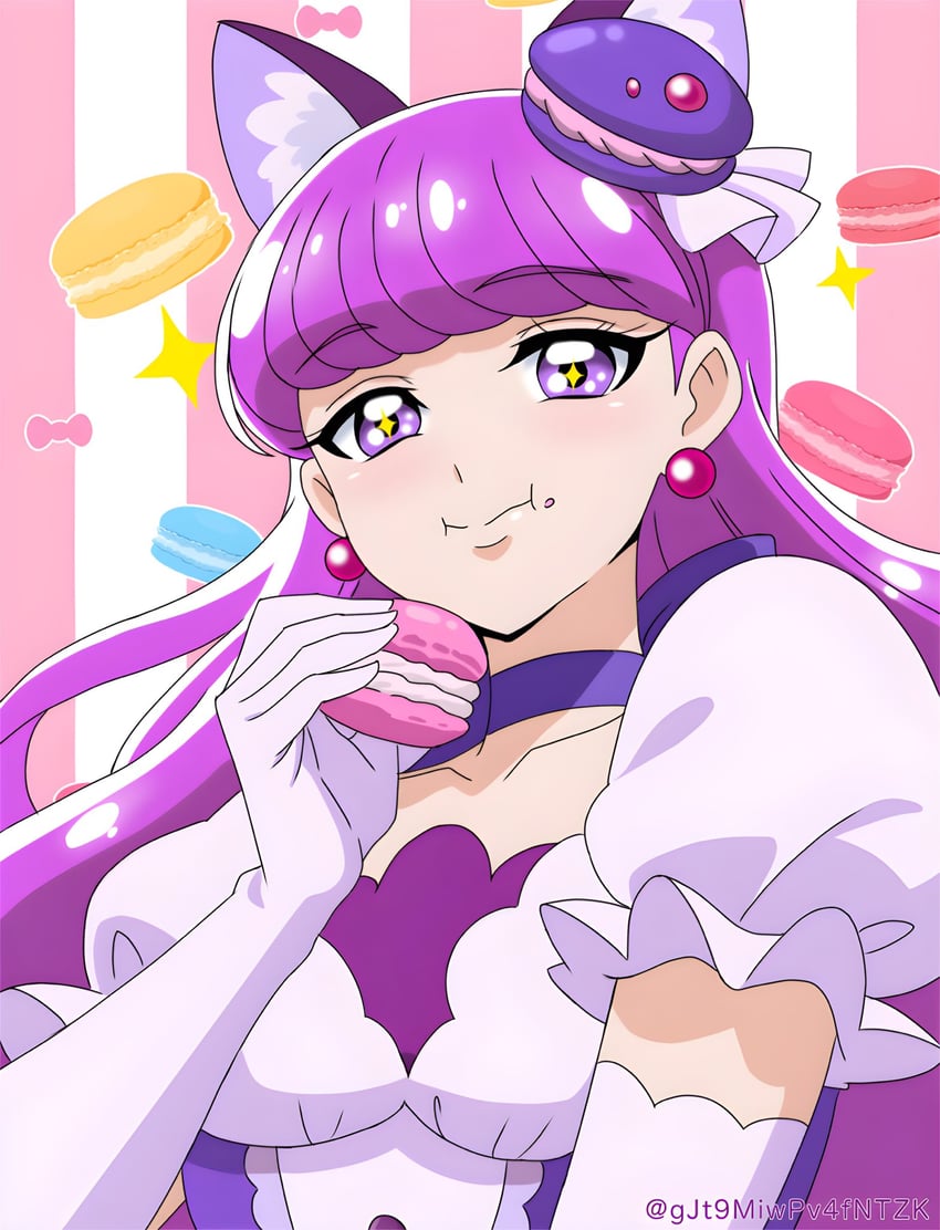 cure macaron (precure and 1 more) drawn by gjt9miwpv4fntzk