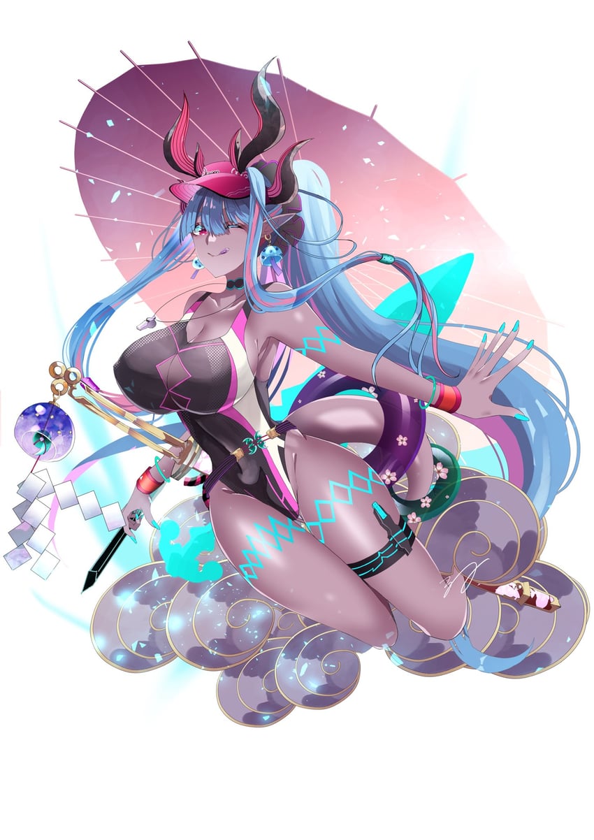 ibuki douji (fate and 1 more) drawn by jishaku_(mag_315)