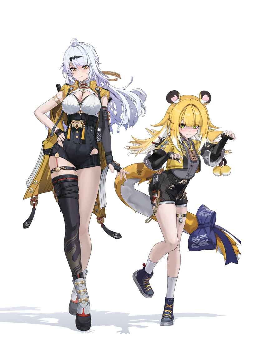 yixuan and ju fufu (zenless zone zero) drawn by kabuto_tong