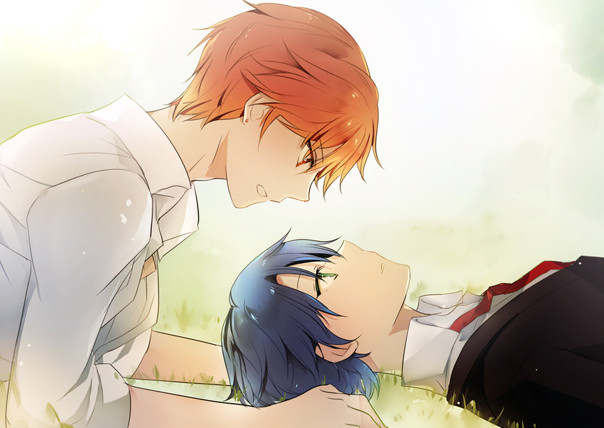 kashima yuu and mikoshiba mikoto (gekkan shoujo nozaki-kun) drawn by lpip