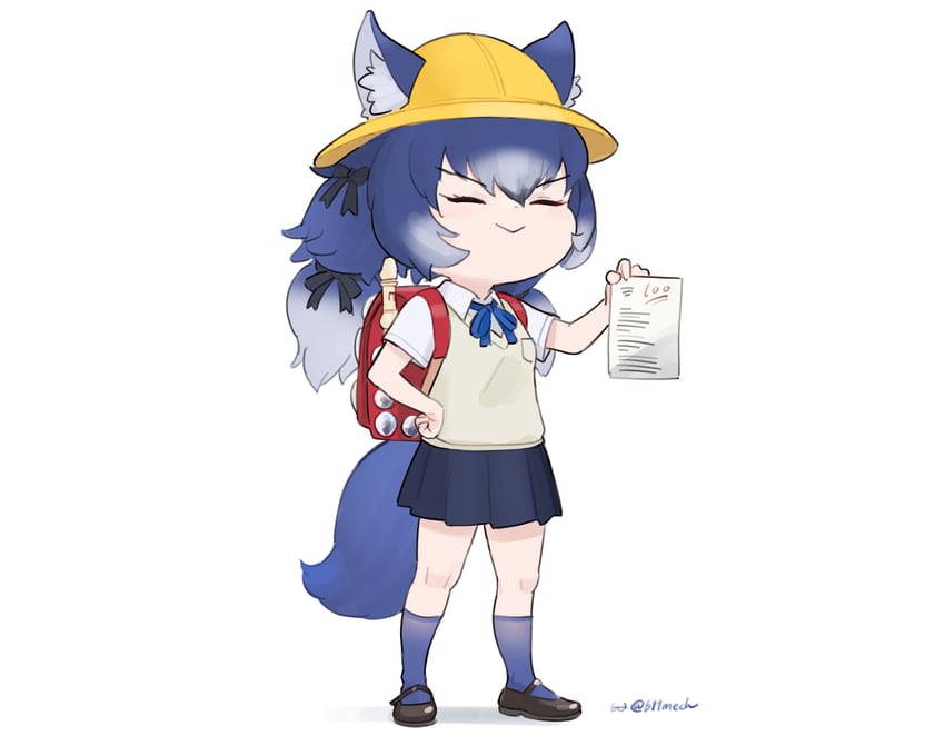dire wolf (kemono friends and 1 more) drawn by beleven