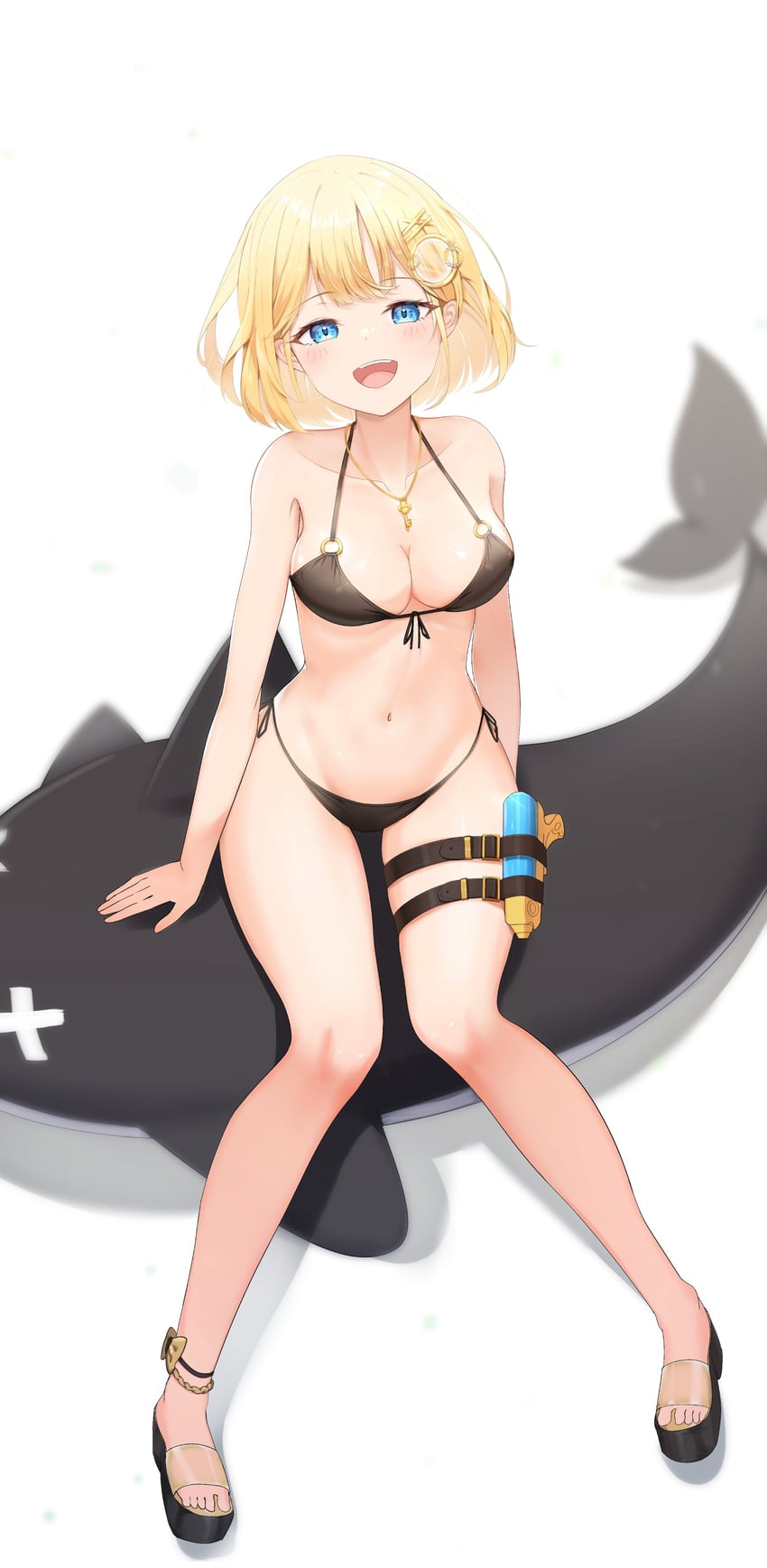 watson amelia (hololive and 1 more) drawn by three_twosix