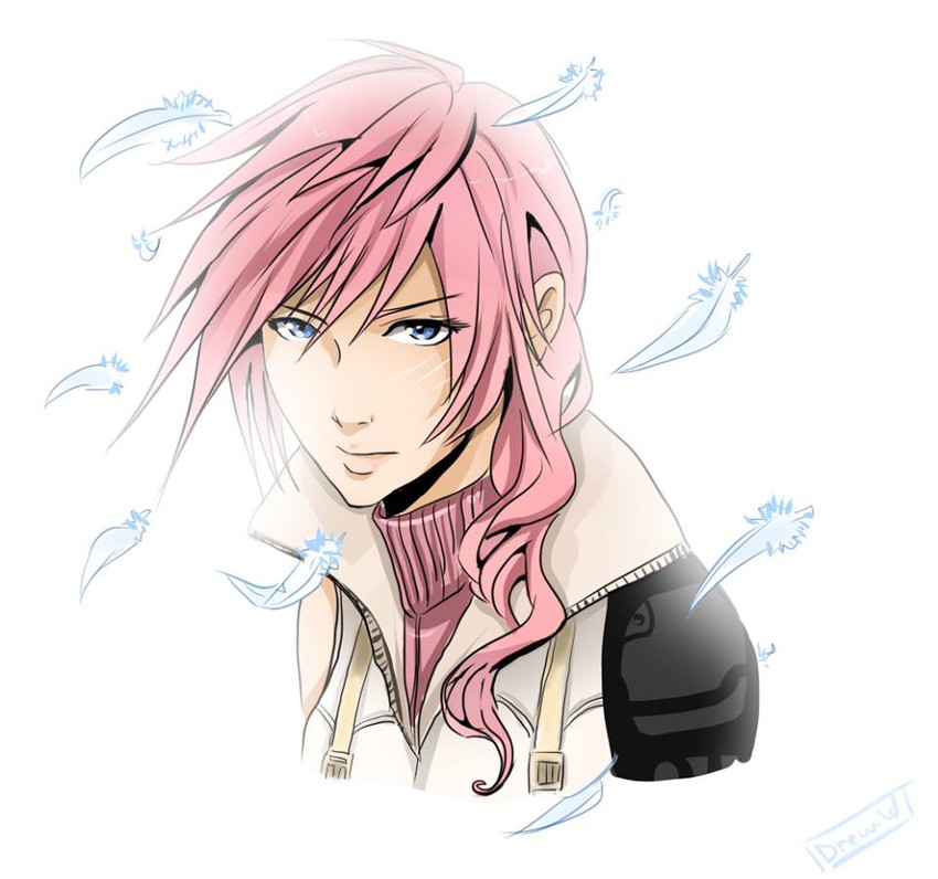lightning farron (final fantasy and 1 more) drawn by drew_winchester