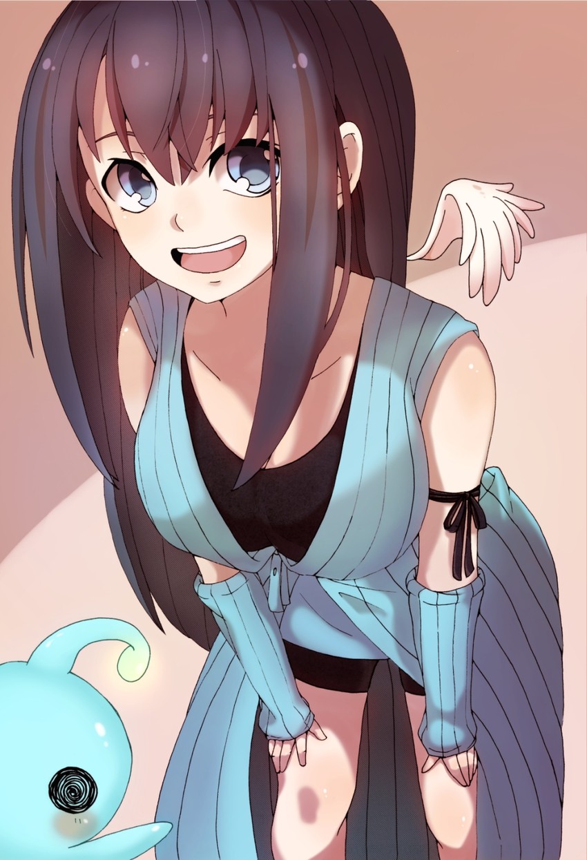rinoa heartilly and pupu (final fantasy and 1 more) drawn by noshira