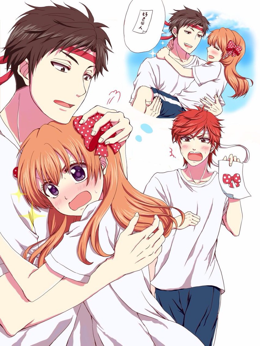 sakura chiyo, nozaki umetarou, and mikoshiba mikoto (gekkan shoujo nozaki-kun) drawn by yuuki_(animelove0411)