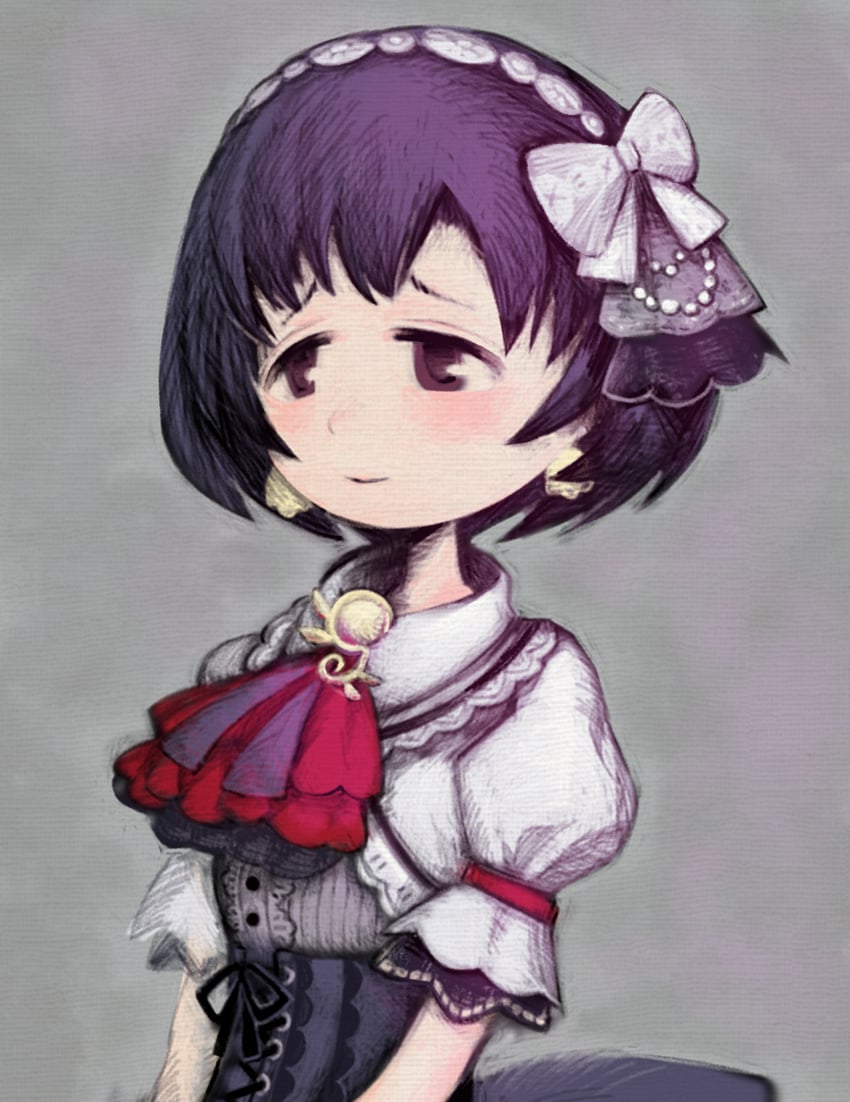 shiragiku hotaru (idolmaster and 1 more) drawn by chomahu