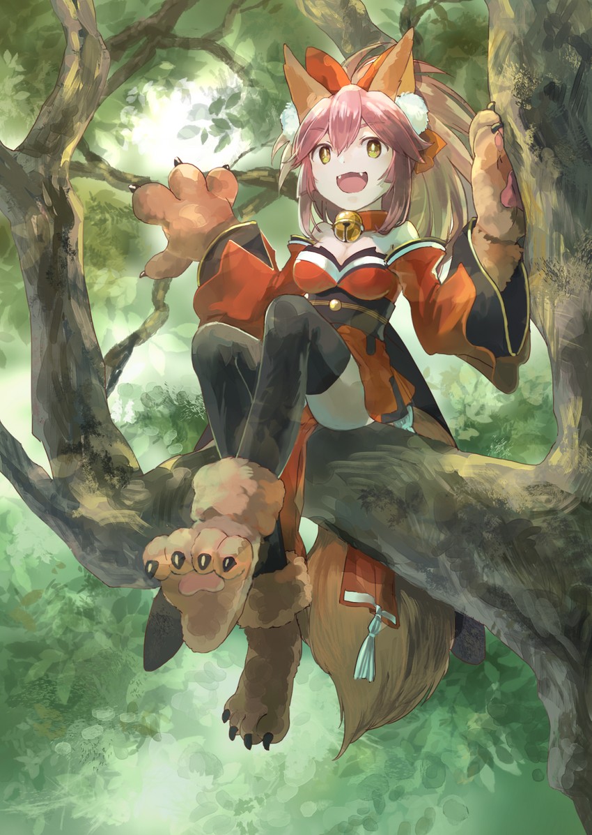 tamamo and tamamo cat (fate and 1 more) drawn by 241_(nishiki)