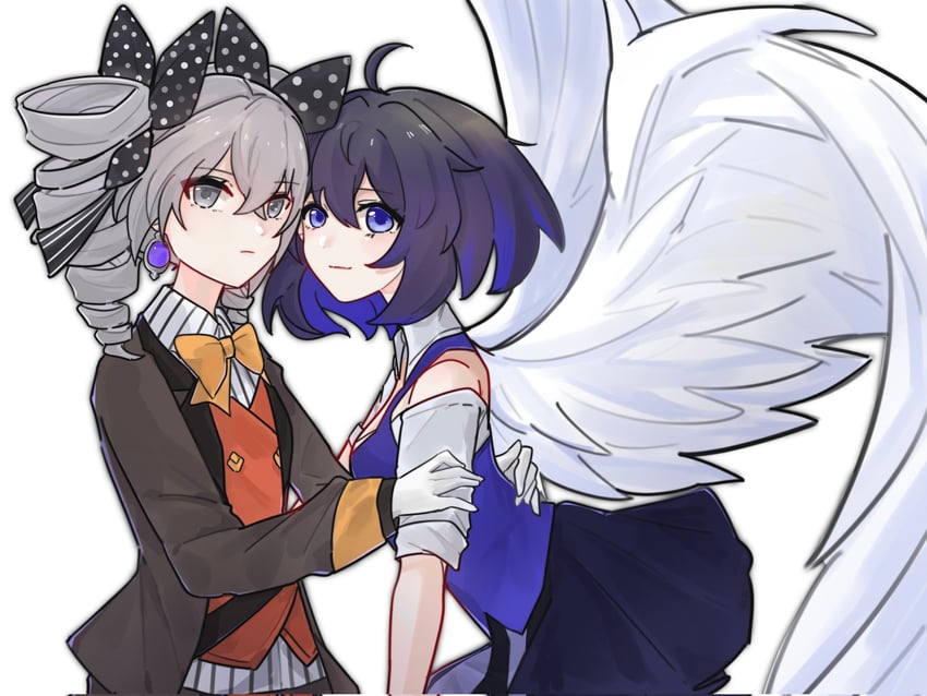 bronya zaychik and seele vollerei (honkai and 1 more) drawn by sang_yuchen