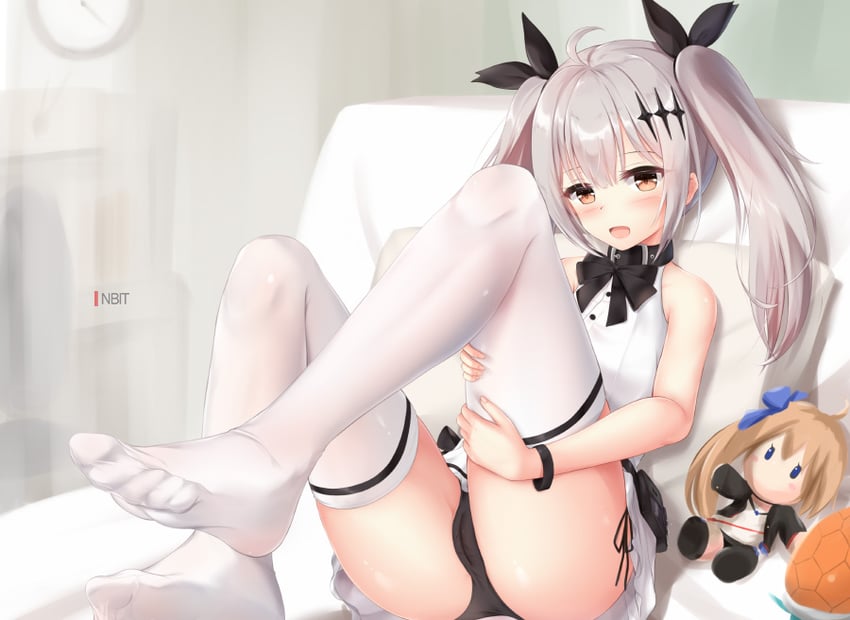 fal and five-seven (girls' frontline) drawn by napalmbit