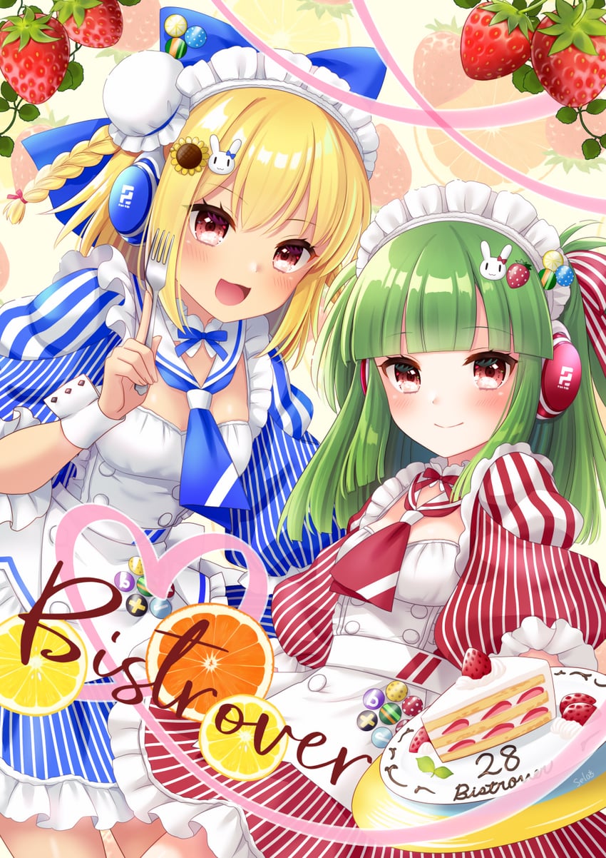 hishimiya tsugaru and xiatian (bemani and 2 more) drawn by stardrop