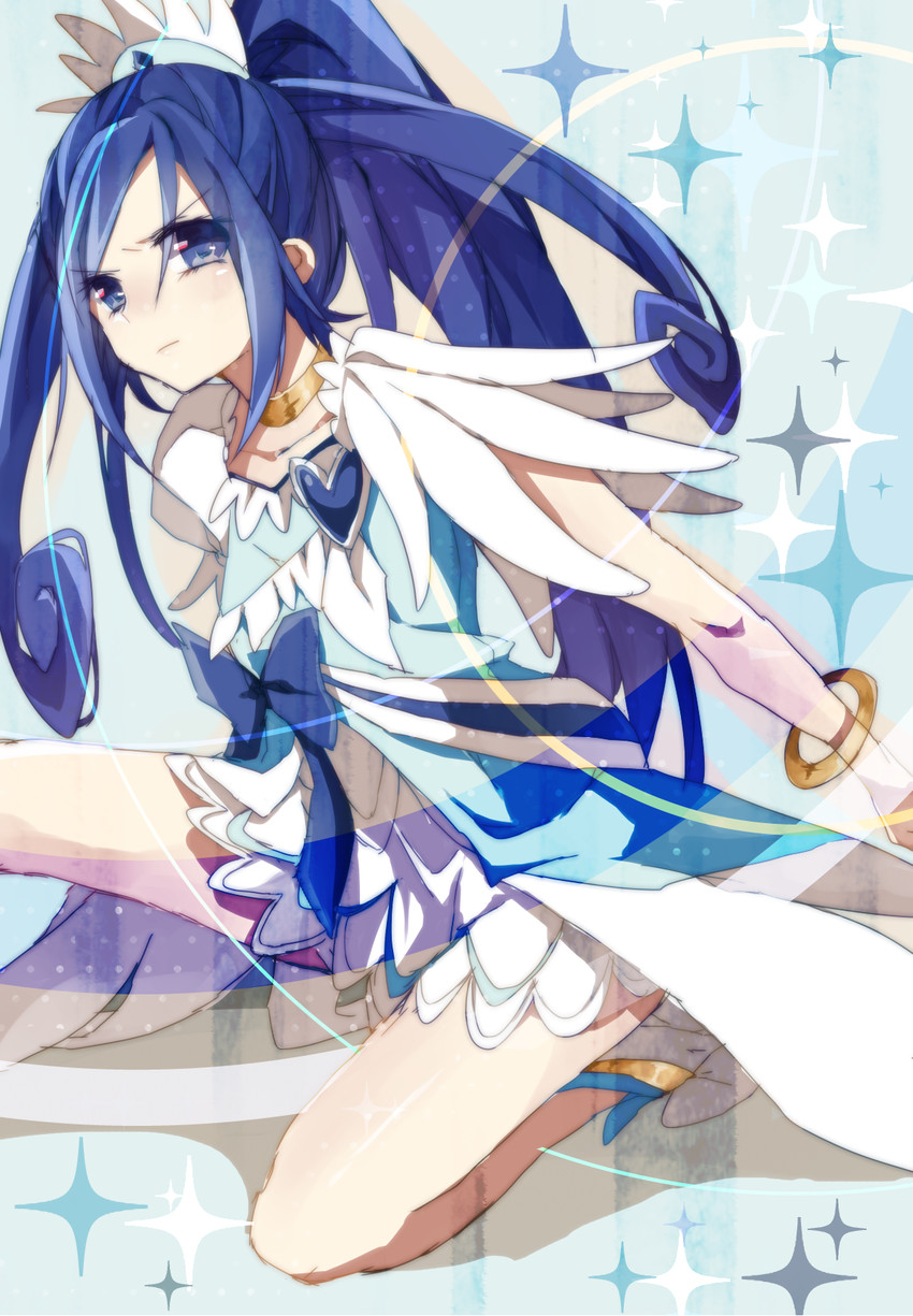 hishikawa rikka and cure diamond (precure and 1 more) drawn by mahyack