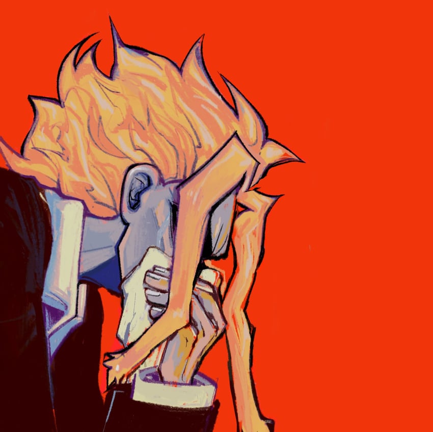 yagi toshinori (boku no hero academia) drawn by eraseyface