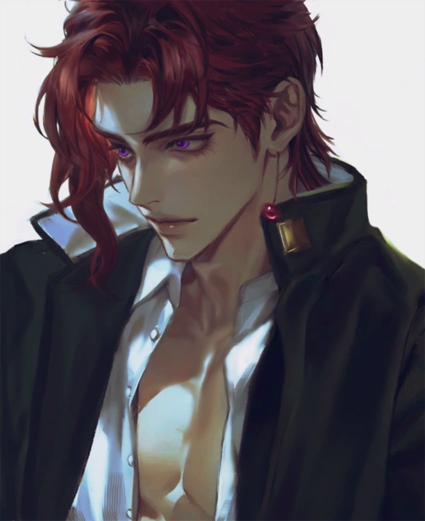 kakyoin noriaki (jojo no kimyou na bouken and 1 more) drawn by lu_cy_6