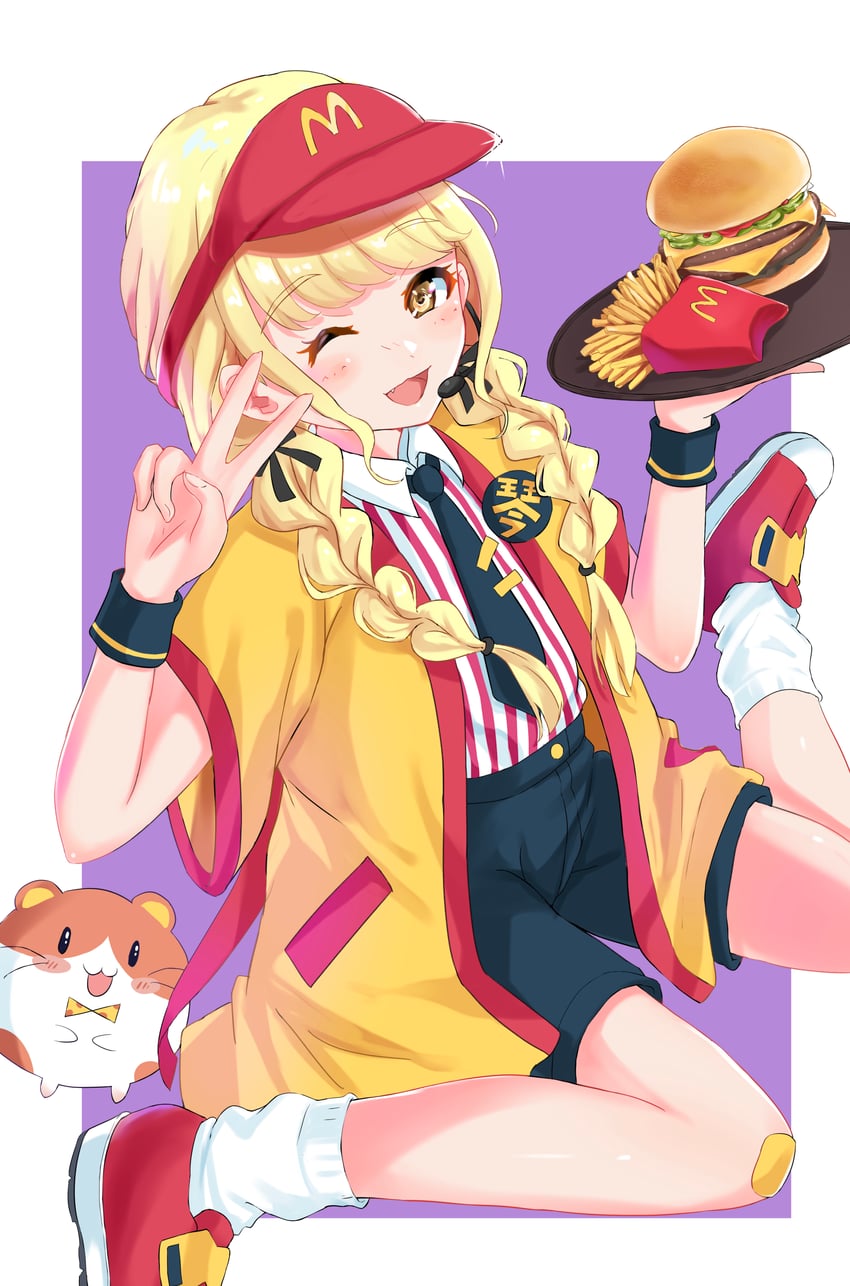 fujita kotone, imadake dabuchi tabemi, and imadake dabuchi tabesuke (idolmaster and 2 more) drawn by evefly_megane_p