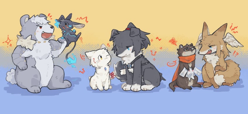 mio, eunie, sena, noah, taion, and 1 more (xenoblade chronicles and 1 more) drawn by tutai