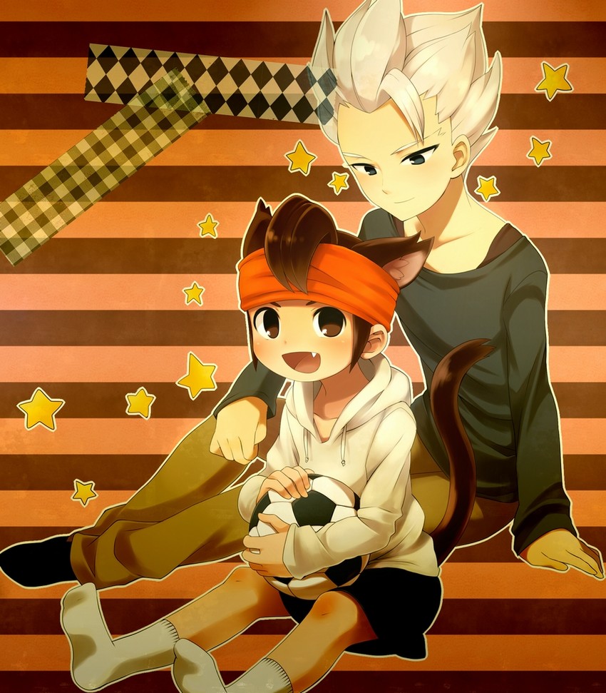 endou mamoru and gouenji shuuya (inazuma eleven) drawn by shiorinda